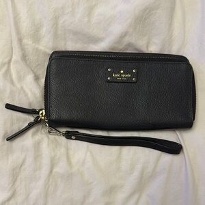 Kate Spade Black Leather Wallet